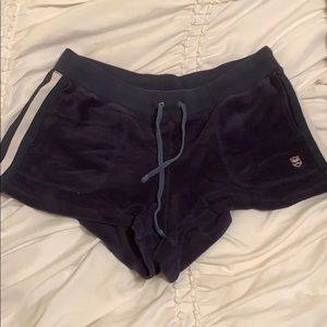 Juicy Couture Blue Terry Cloth Shorts